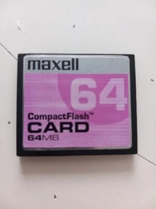 Maxell Compact Flash Card 64MB - Picture 1 of 2
