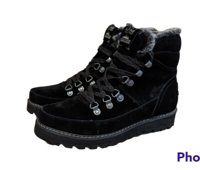 Botas Sadie Roxy Alpine Collection Negras Gamuza Imitación Piel Forradas Para Mujer Talla 9 Foto 1 de 4