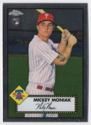 2021 Topps Chrome Platinum Anniversary Mickey Moniak Rookie R27 - Image 1 of 2