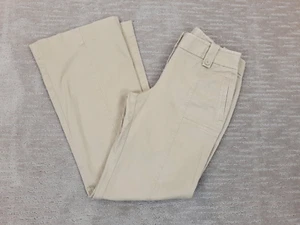 Ann Taylor Loft Women's 6 Beige Khaki Marisa Bootcut Chino Pants Mid Rise Casual - Picture 1 of 14