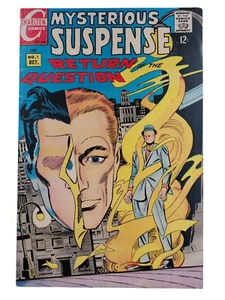 MYSTERIOUS SUSPENSE 1 1968 CHARLTON COMICS, DITKO!! MID GRADE PRESENTS WELL! KEY - Picture 1 of 24