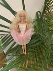 Barbie doll with earrings and blonde long hair 1993 body 1976 head