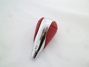 Genuine Toyota Lexus IS F Shift Knob Red Leather Chrome Automatic F/S - Picture 1 of 3