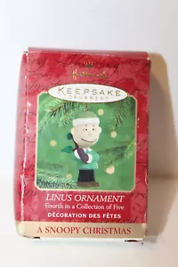 Vintage Keepsake A Snoopy Natale/Linus Ornamento/50° Anniversario - Foto 1 di 4