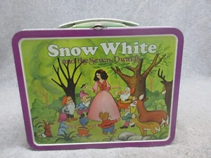 MiNT UNUSED  Best-On-ebay  1977 SNOW WHITE & THE SEVEN DWARFS  LUNCHBOX OHIO ART - Picture 1 of 7
