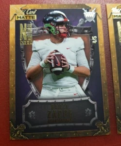 2022 Wild Card Matte WW National VIP Bailey Zappe RC ROOKIE #'d /5 SP - Picture 1 of 3