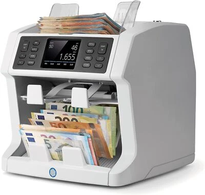 Safescan 2985-SX - Hochgeschwindigkeits-Banknotenwertzähler und -sortierer für u
