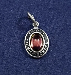 Paoli High School - Small Vintage Charm - 925 Sterling Silver - Picture 1 of 3