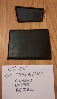 03-06 SILVERADO TAHOE YUKON SIERRA CONSOLE CENTRAL FORRO DE BORRACHA SUPERIOR CONJUNTO DE TAPETE FABRICANTE DE EQUIPAMENTO ORIGINAL - Imagem 1 de 4