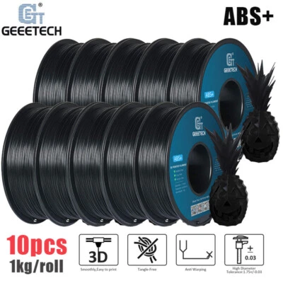 10 kg Geeetech ABS + filamento negro 1,75 1 kg/rol ABS + consumibles para impresora 3D