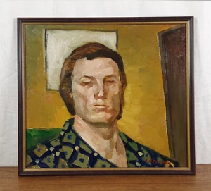 Ritratto di donna, donna, dipinto ad olio originale, artista ucraino Svetlakov - Foto 1 di 12