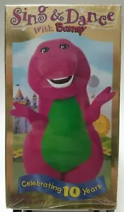 Barney - Sing and Dance With Barney (VHS, 1999) OOP HTF! Classic Educational! V3 - Imagen 1 de 3