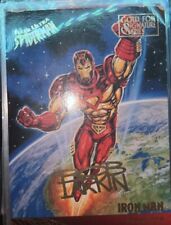 1995 Fleer Ultra Spiderman #121 Iron Man Team Ups Gold Foil Signature Series 