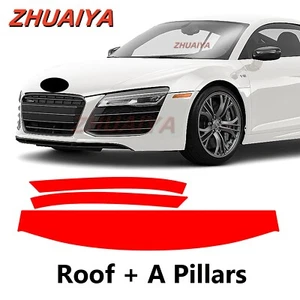 Roof+A Pillars PreCut Paint Protection Film For AUDI R8 V8 COUPE 2013-2015 - Picture 1 of 6