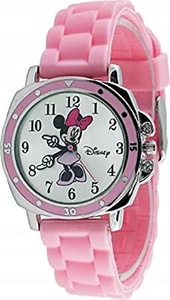 Disney Women's Minnie Mouse Pink silicon Strap Watch Mn1063 - Imagen 1 de 2
