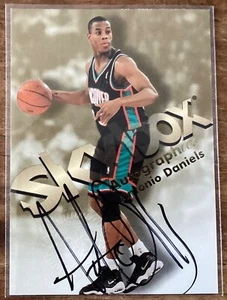Antonio Daniels original signed Autogrammkarte 1998-99 Skybox Premium - Bild 1 von 4