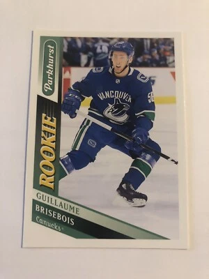 Guillaume Brisebois 2019-20 Parkhurst Hockey Rookie #318 Vancouver Canucks RC - Image 1 of 2