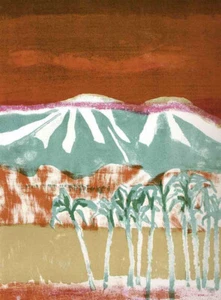 Das PARADIES - Paul Guiramand - lithographie zu der ODYSSEE - Picture 1 of 1