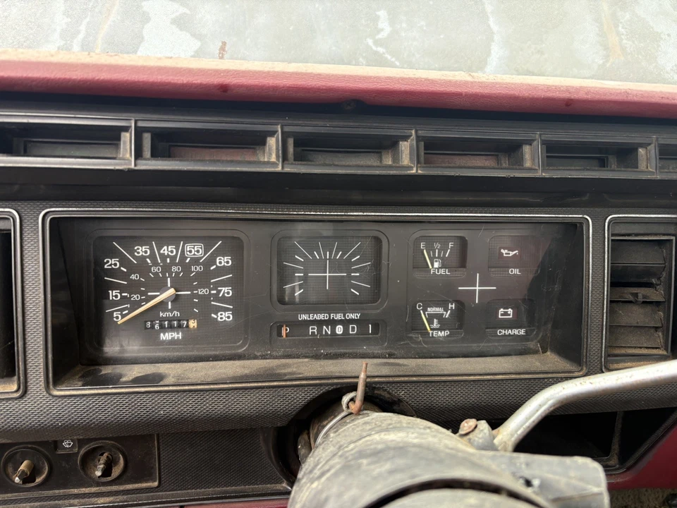 1980 1981 1982 1983 1984 1985 1986 Ford F150 F250 medidor de velocidade cluster fabricante de equipamento original - Imagem 1 de 2