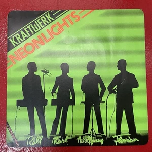 Kraftwerk Neon Lights UK 12" Single Ltd Luminous Vinyl VG+ - Imagen 1 de 4