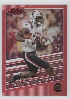2020 Chronicles Draft Picks Absolute Rookies Spectrum Red Bryan Edwards #11 RC - Image 1 of 2