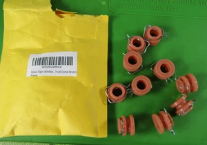 1967-1968 Mustang - Quarter Window Regulator Rollers Rexka 10pcs - Picture 1 of 5