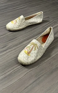 Michael Kors Palm Kendrick Slipper Espadrille Schuhe Damengröße 12,5 Herren 11 " - Bild 1 von 24