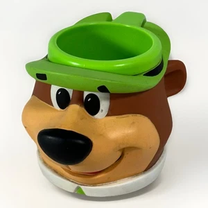 Taza infantil Hanna Barbera 1997 vintage coleccionable oso yogui con etiquetas aplausos - Imagen 1 de 12