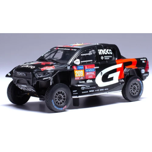 TOYOTA GR DKR HILUX EVO T1U N.209 RALLY DAKAR 2024 DE VILLIERS-MURPH1:43 Ixo Mod - Immagine 1 di 1