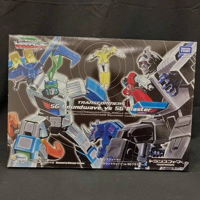 TRANSFORMERS G1 ristampa TAKARA e-Hobby Shattered Glass SG Soundwave VS Blaster - Immagine 1 di 4