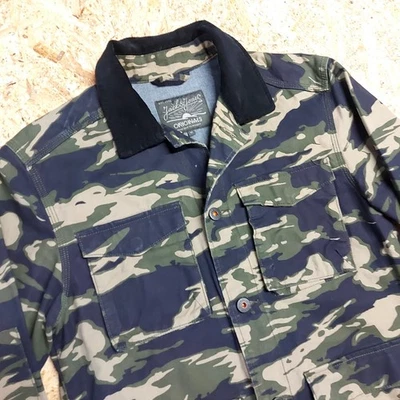 Chaqueta Camuflada JACK & JONES Para Hombres Cazadora Mediana Verde Camuflaje Utilidad Algodón  Foto 1 de 4