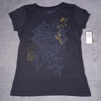 Vintage Y2K Billabong T-shirt Girls Small Gray Crest Spellout Logo Slim 2010s - Image 1 of 4