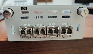 Module Check Point CPAP‐ACC‐4‐10F + 4x émetteurs-récepteurs 10G SFP + | Testé | Fonctionne - Photo 1/5