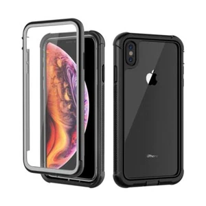 Für Apple iPhone XS MAX 6,5' Hülle Guardian Robust Klar Rückseite mit Displayschutz - Bild 1 von 9