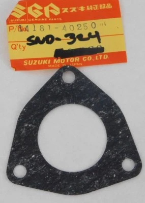 1 NEW Genuine 1979-1981 Suzuki RM 100 Exhaust Flange Gasket Part OEM 14181-40250 - Image 1 of 3