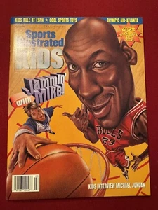 1996 SPORTS ILLUSTRATED FOR KIDS - MARCH 1996 - MICHAEL JORDAN Newsstand W/cards - Picture 1 of 9
