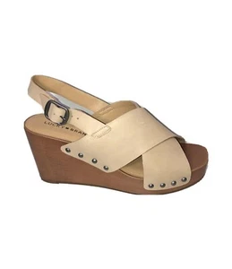 NIB LUCKY BRAND ZELKA Wedge Platform Ankle Strap Sandals Size 8-1/2M - Picture 1 of 8