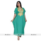 Moroccan Kaftan Womens Maxi Eid Dress Arabian Farasha Casual Long Oversize Party