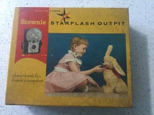 Vintage 1960s KODAK Brownie Camera Starflash Outfit Empty Box - Picture 1 of 8