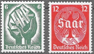 Germany Third Reich 1934 Mi# 544-545 MH* - Picture 1 of 1