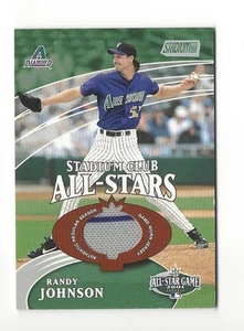 2002 Stadium Club All-Star Relilics Randy Johnson camiseta usada en el juego #d 1242/2400 - Imagen 1 de 2