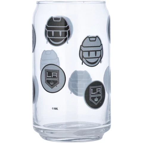 Los Angeles Kings 16oz. Smiley Can Glass Cover