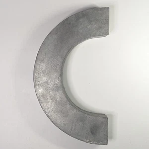 Anthropologie Zinc Metal Letter "C" Wall Plaque Modern Industrial - Picture 1 of 4