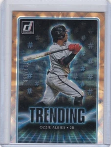 2021 Donruss Trending #TR4 Ozzie Albies Atlanta Braves 931/999 - Picture 1 of 2