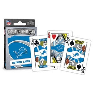 Tarjetas de juego con logotipo de los Detroit Lions de la NFL - Imagen 1 de 1