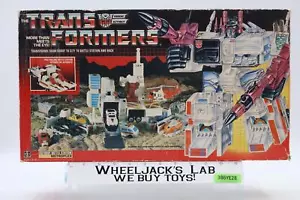 Metroplex W/BOX & INSERT 100% Complete 1985 Vintage G1 Transformers Figure - Picture 1 of 11