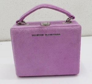 Brandon Blackwood Pony Hair Mini Kendrick Trunk - Purple - Picture 1 of 17
