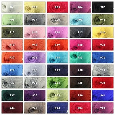Sale 1 skein x 50gr LACE Soft Crochet Acrylic Wool Cashmere hand knitting Yarn - Image 1 of 4