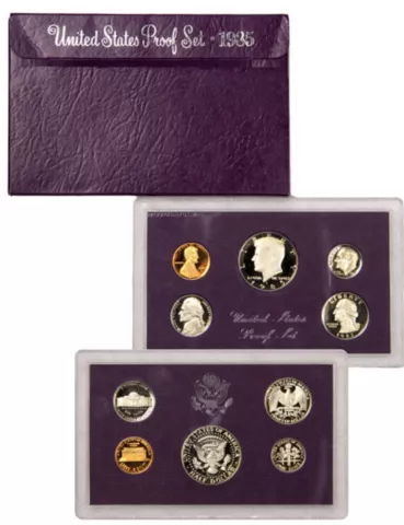 1985-S  Proof Set From The San Francisco Mint Cover