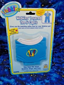 CAMISETA Y CAPRI de peluche Webkinz con código - Imagen 1 de 1